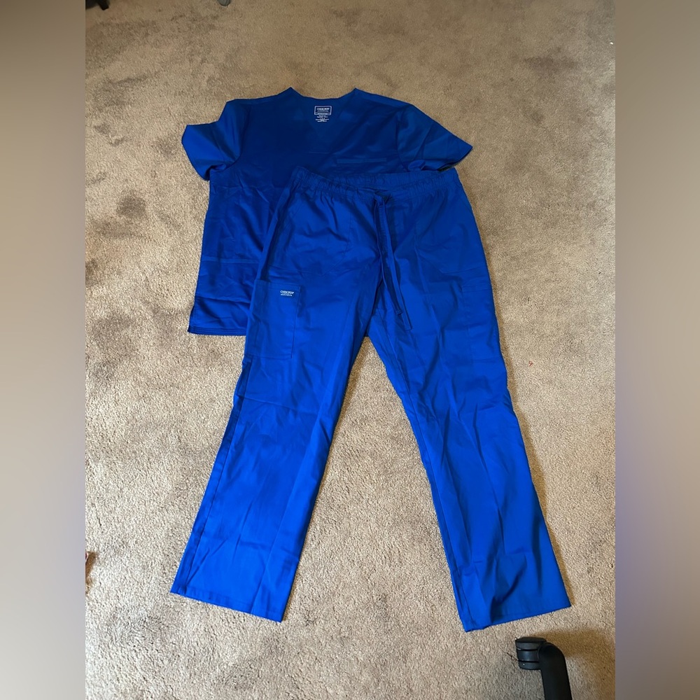 Cherokee Men's Blue Scrub Set - Size L